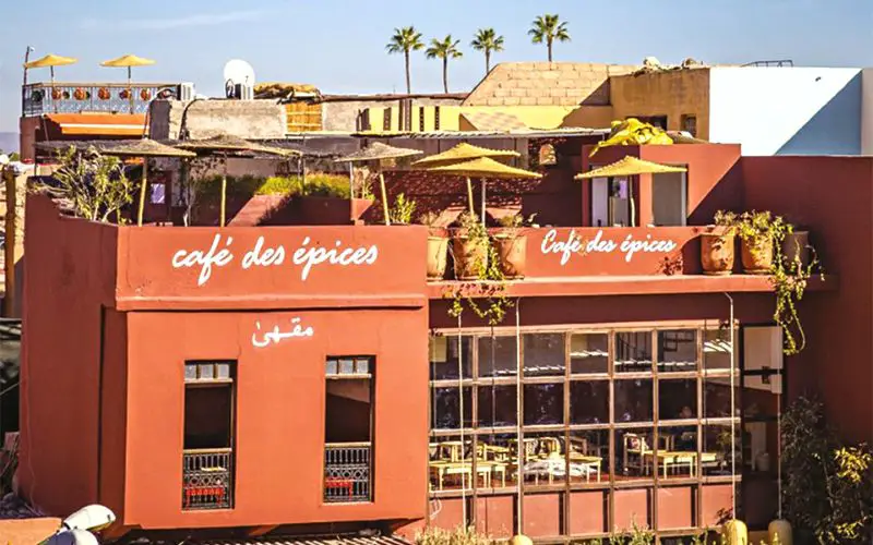 Le Café des épices du la Place Jemaa el Fna à Marrakech