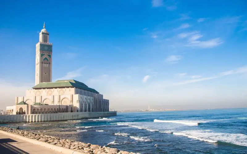 La Mosquée Hassan II à Casablanca, au Maroc