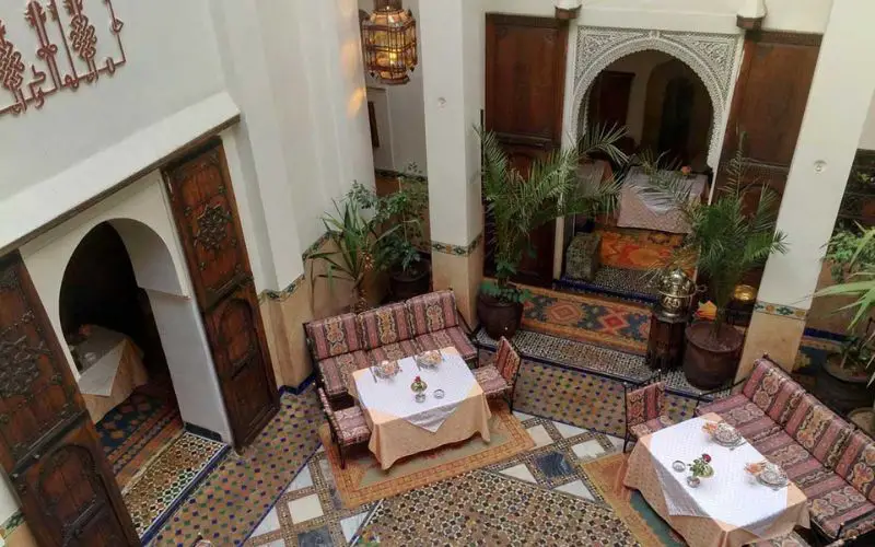Restaurant Ksar Essaoussan dans la Médina de Marrakech