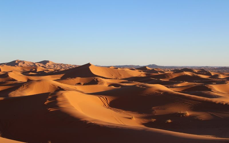 Désert de Merzouga et ses dunes de l'Erg Chebbi