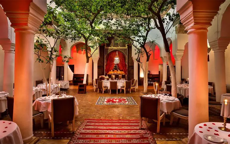 Le restaurant Dar Zellij dans la Médina de Marrakech
