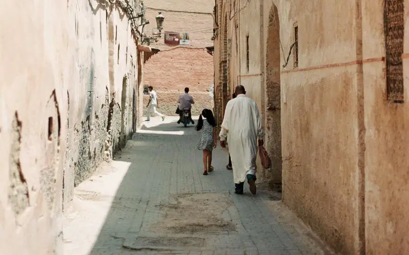 Une ruelle dans la Médina de Marrakech