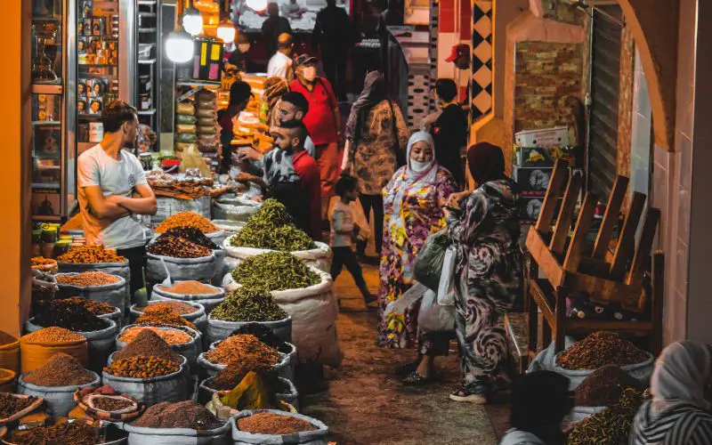 Restaurant caché dans la Médina et les souks de Marrakech