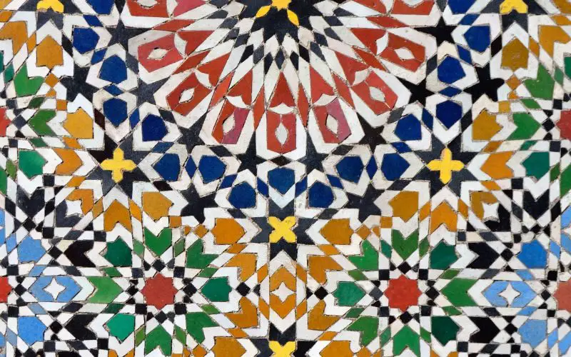 Céramique marocaine du Festival annuel d'Asilah près de Marrakech en juillet