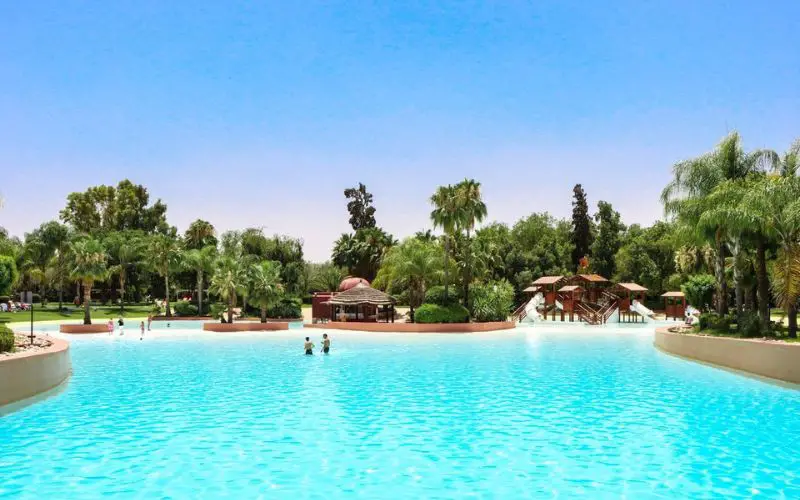 Le parc aquatique de l'Oasiria de Marrakech