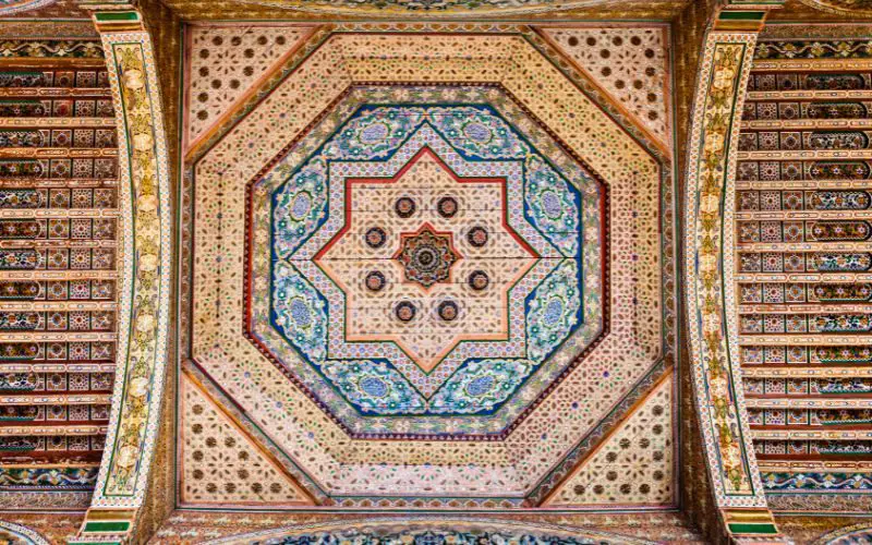 Élément architectural du Palais de la Bahia de Marrakech