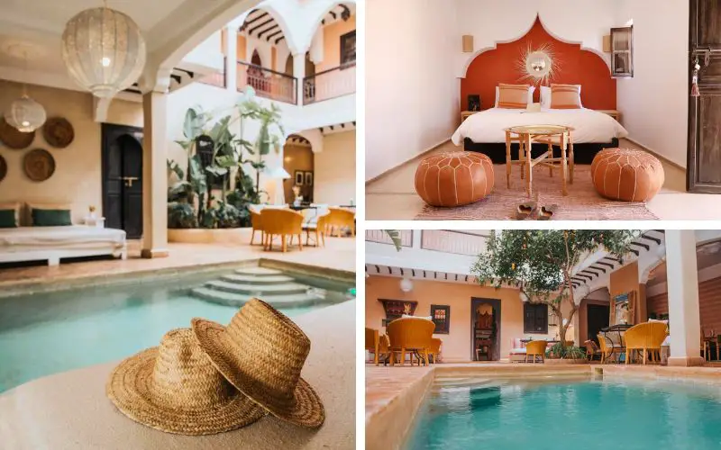 Un hôtel avec piscine à Marrakech à l'Oiseau du Paradis