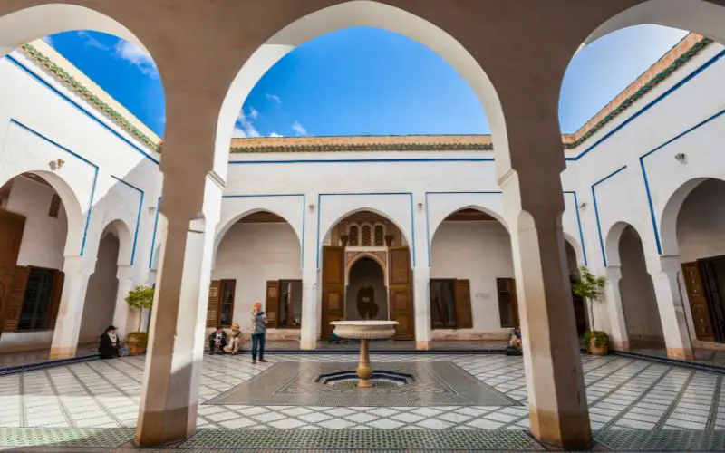 L'intérieur du Palais de la Bahia de Marrakech