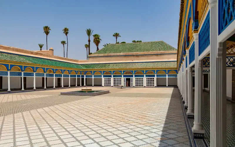 Le patio du Palais de la Bahia de Marrakech