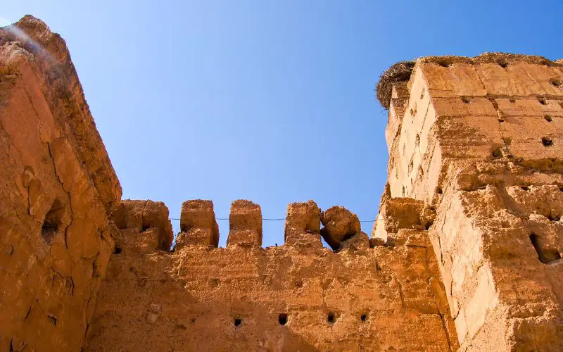 Un rempart du Palais el Badi de Marrakech