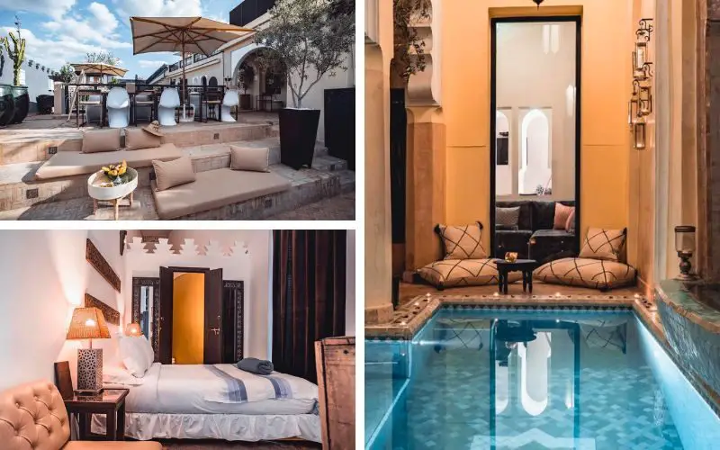 Le riad Ambre Épices avec piscine à Marrakech
